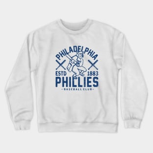 Philadelphia Phillies Retro 2 by Buck Tee Crewneck Sweatshirt